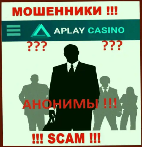 Инфа о прямых руководителях APlay Casino, к сожалению, скрыта