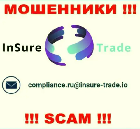 Компания Insure Trade не скрывает свой адрес электронного ящика и представляет его у себя на информационном сервисе