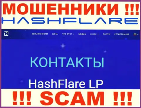 Инфа о юр лице internet-мошенников ХэшФлэр ЛП