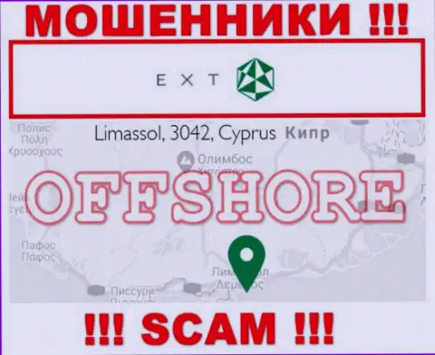 Оффшорные интернет-разводилы Эксанте скрываются вот тут - Cyprus
