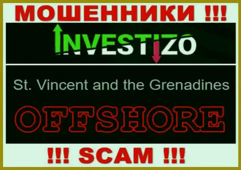 Так как Инвестицо Лтд пустили свои корни на территории Сент-Винсент и Гренадины, похищенные вложенные средства от них не вернуть