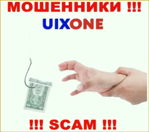 Рискованно соглашаться взаимодействовать с интернет мошенниками Uix One, прикарманивают вложения