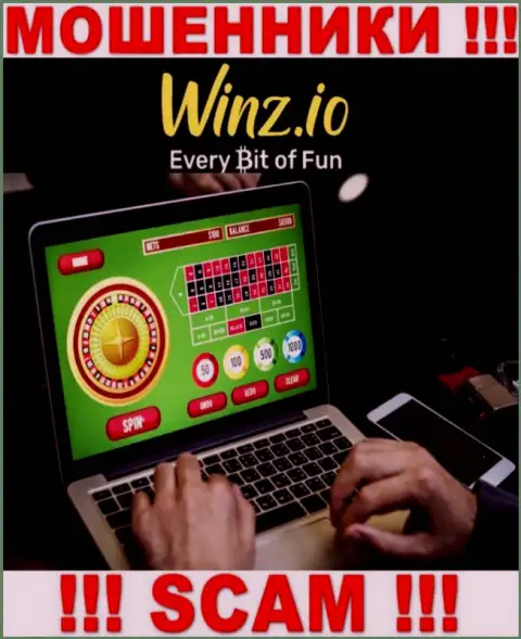 Род деятельности internet-махинаторов Winz - это Casino, однако имейте ввиду это разводилово !
