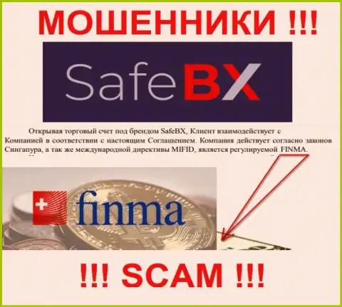 Safe BX и их регулятор: FINMA - это МОШЕННИКИ !!!