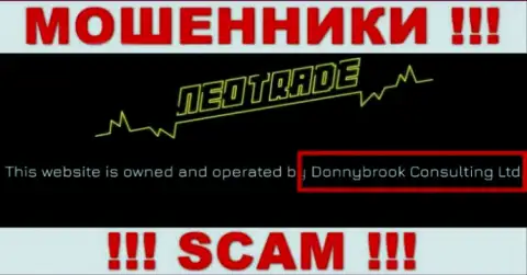 Владельцами Neo Trade является организация - Donnybrook Consulting Ltd