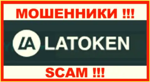 Лого МОШЕННИКА Latoken Com