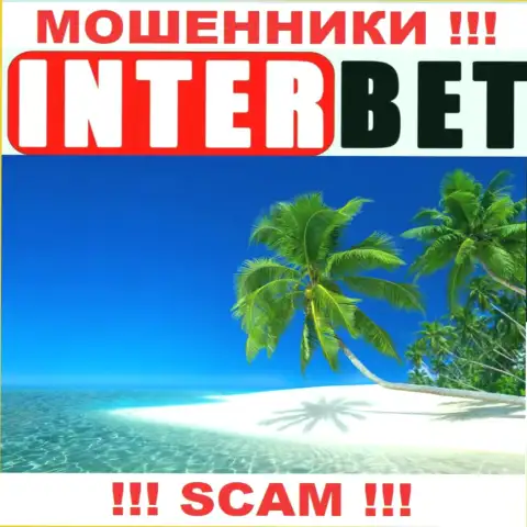 Забрать обратно денежные активы из организации InterBet не получится, ведь не отыскать ни единого слова о юрисдикции компании