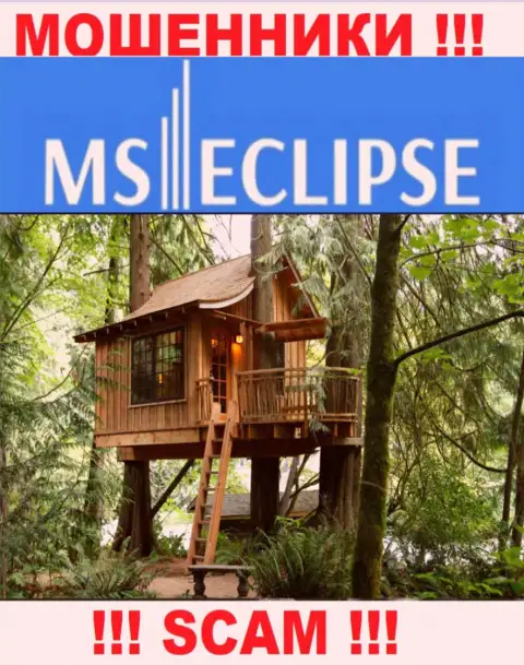 Неизвестно где базируется разводняк MSEclipse Com, свой адрес регистрации скрывают