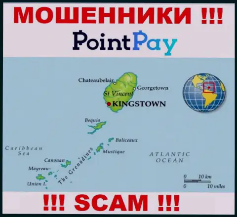 PointPay - это мошенники, их место регистрации на территории St. Vincent & the Grenadines