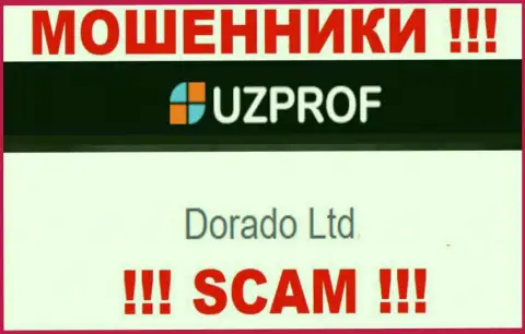 Организацией Uz Prof управляет Dorado Ltd - сведения с официального онлайн-сервиса лохотронщиков