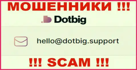 Опасно связываться с конторой DotBig Com, даже через e-mail - это коварные internet-мошенники !