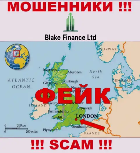 Достоверную инфу об юрисдикции Blake Finance невозможно найти, на сайте компании лишь ложные сведения