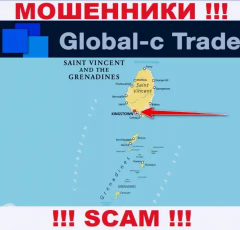 Будьте очень бдительны мошенники GlobalC Trade расположились в офшорной зоне на территории - Kingstown, St. Vincent and the Grenadines