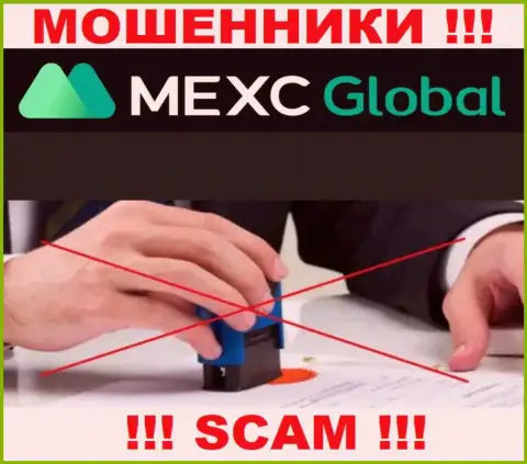MEXC Global - это стопроцентные ЖУЛИКИ ! Компания не имеет регулятора и разрешения на деятельность