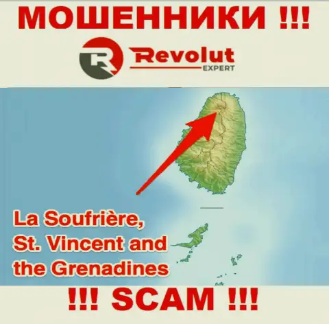 Контора Revolut Expert - это internet-мошенники, находятся на территории St. Vincent and the Grenadines, а это оффшорная зона