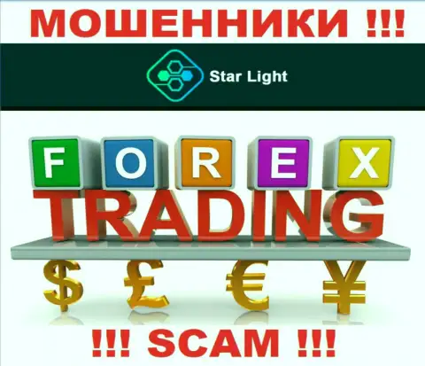 Не отдавайте средства в СтарЛайт24 Нет, сфера деятельности которых - Forex