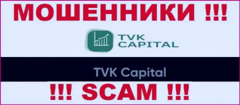 TVK Capital - юридическое лицо internet-мошенников ТВК Капитал
