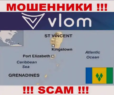 Влом базируются на территории - Saint Vincent and the Grenadines, остерегайтесь взаимодействия с ними
