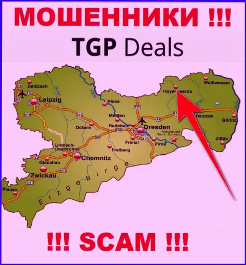 Оффшорный адрес конторы TGP Deals выдумка - махинаторы !!!