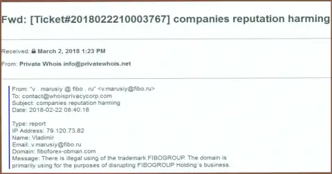 FIBO GROUP пишут жалобы на веб-сайт fiboforex-obman.com